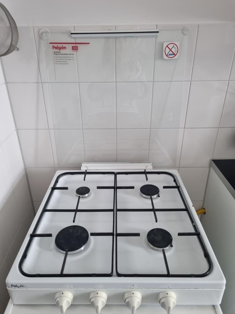 Pelgrim 4pits Gasfornuis, Gebruikt, Gas, Vrijstaand, 4 kookzones