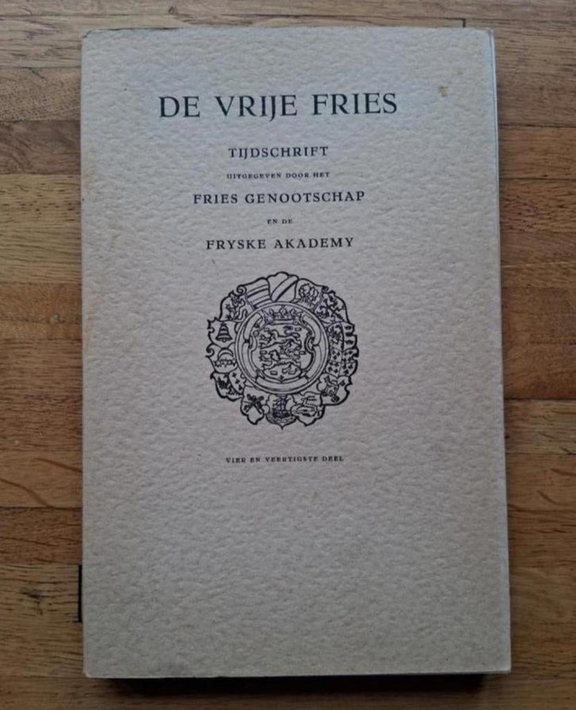 De vrije Fries deel 44 uit 1960
Geschiedenis informatief, Ophalen of Verzenden, Zo goed als nieuw