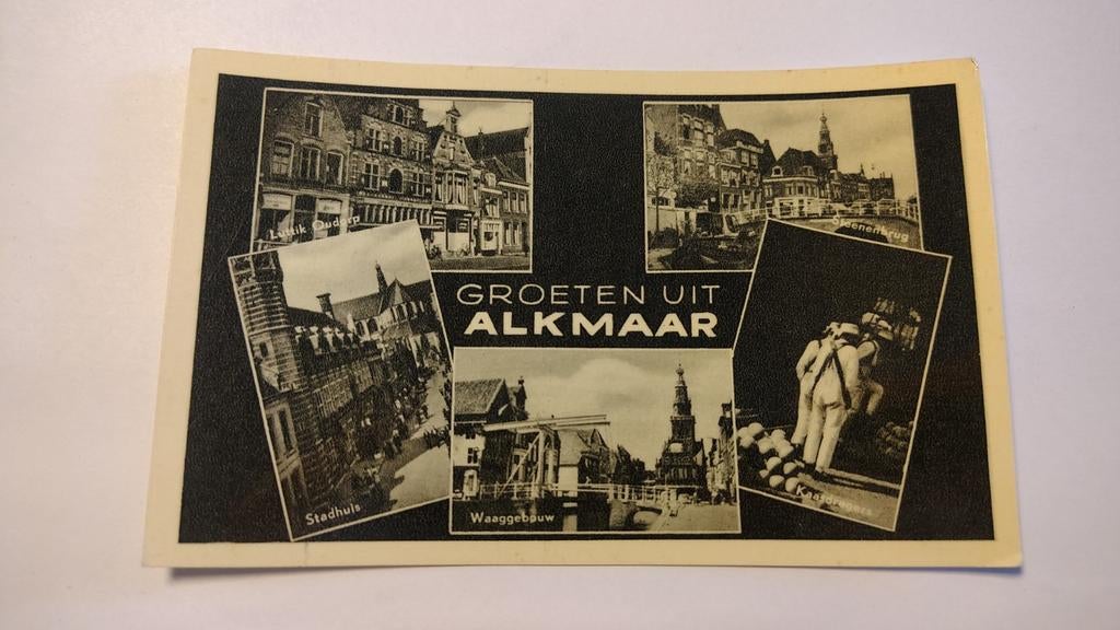 Alkmaar GROETEN UIT, Verzamelen, Ansichtkaarten | Nederland, Ophalen of Verzenden