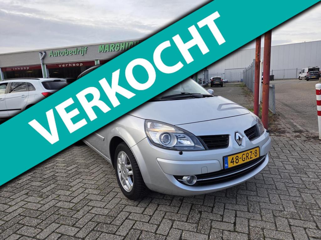 Renault Scénic 1.6-16V Tech Line|NAP|PANODAK|CAMERA|, Gebruikt, 1295 kg, 4 cilinders, Leder en Stof