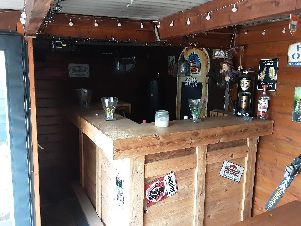 Leuke bar verrijdbaar, Huis en Inrichting, Barren, Ophalen, Gebruikt