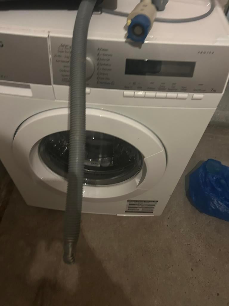 Wasmachine aeg., Ophalen of Verzenden, Zo goed als nieuw, 85 tot 90 cm, 1200 tot 1600 toeren