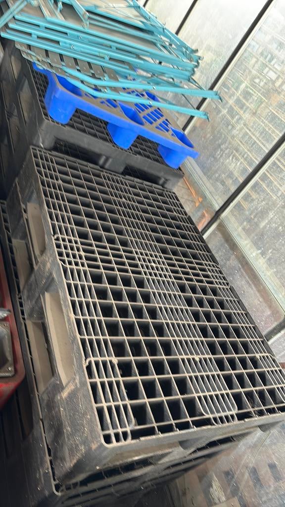 Plastic pallets, Ophalen of Verzenden, Gebruikt, Kunststof