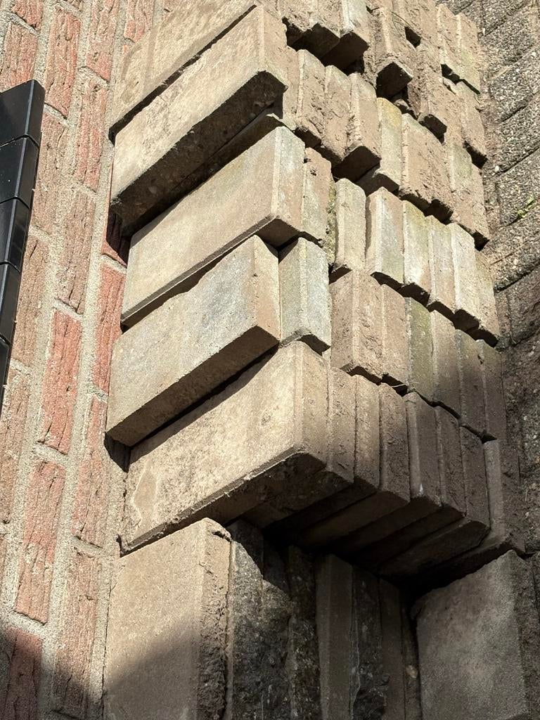 Gebruikte Tuintegels 15x30 cm - Ideaal voor terras of pad, Tuin en Terras, Tegels en Klinkers, Ophalen, Gebruikt, 10 m² of meer