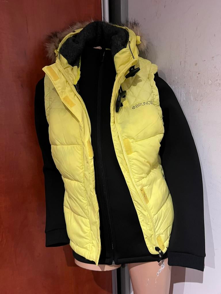 Brunotti ski jas M met bodywarmer L en muts origineel zgan, Maat 38/40 (M), T, Ophalen of Verzenden, Zo goed als nieuw