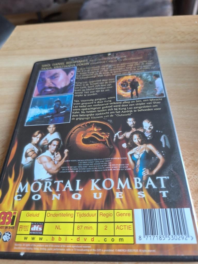 Dvd mortal kombat conquest, Vanaf 16 jaar, Ophalen of Verzenden, Zo goed als nieuw, Actie