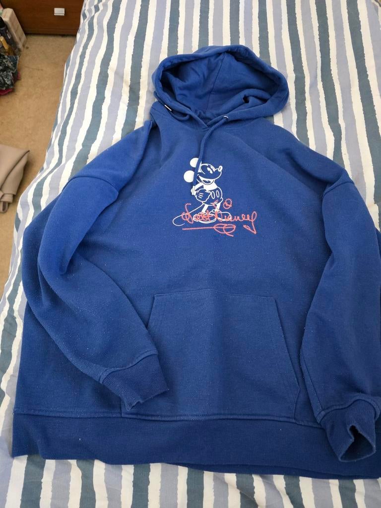 Mooie blauwe Disney Mickey Mouse hoodie - Zo goed als nieuw, Disney Primark, Blauw, Ophalen of Verzenden, Zo goed als nieuw