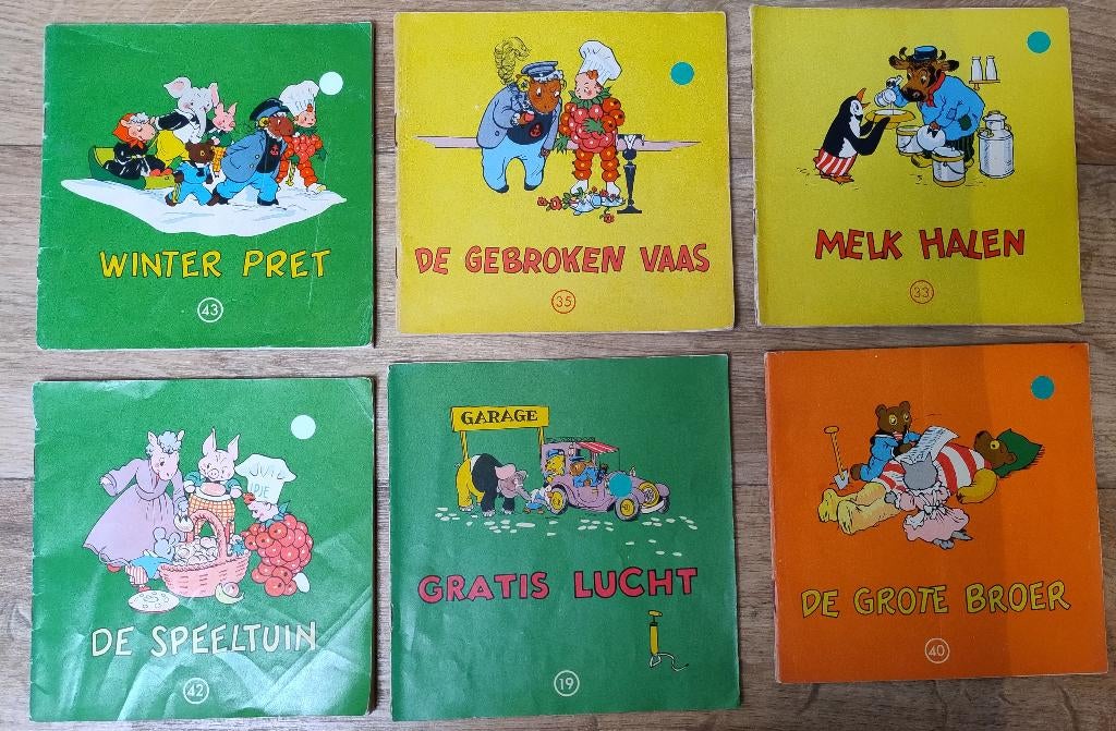 Flipje van Tiel oude Stripboekjes 6 stuks, Boeken, Stripboeken, Meerdere stripboeken, Ophalen of Verzenden, Gelezen