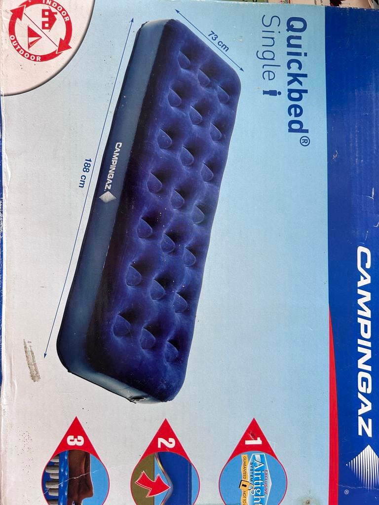 CampingGaz Quickbed 1-pers Luchtbed - Comfort. Niet elektr, Ophalen of Verzenden, Nieuw, 1-persoons