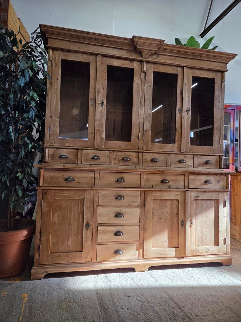 Prachtige ladekast ~ vitrinekast ~ apothekerskast, Ophalen, 5 laden of meer, 200 cm of meer, 150 tot 200 cm