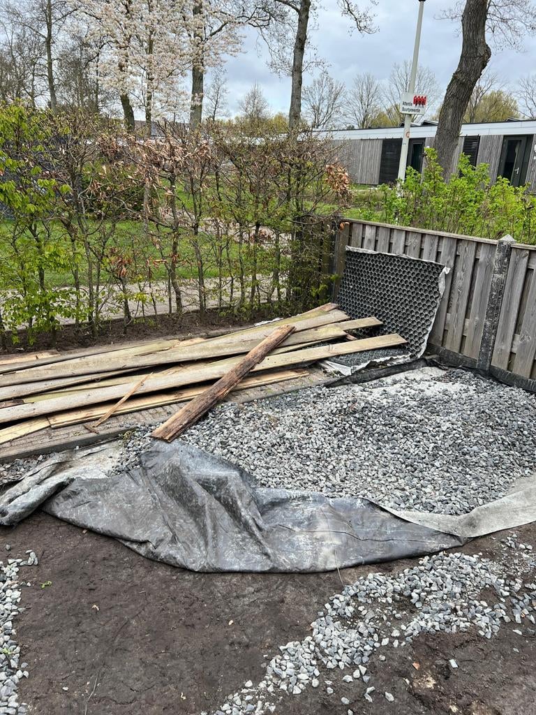 Gratis af te halen: Grind, hout en bestrating, Tuin en Terras, Grind, Keien en Split, Ophalen of Verzenden