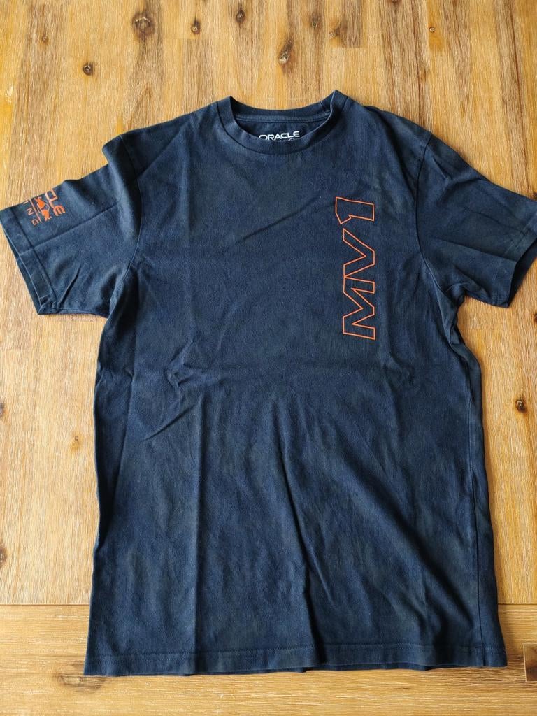 Oracle Red Bull Racing Max Verstappen MV1 T-shirt - Maat XS, Kleding | Heren, T-shirts, Zwart, Ophalen of Verzenden, Gedragen