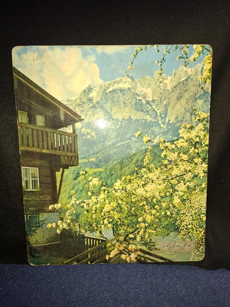 Agfa color poster, Ophalen, Gebruikt, Reclamebord