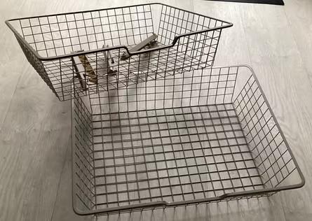 Draadmanden ikea, Huis en Inrichting, Kasten | Kledingkasten, Zo goed als nieuw, Minder dan 100 cm, Metaal, 25 tot 50 cm