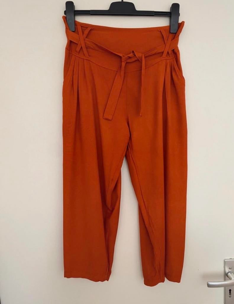 Aller Simplement broek - Brique - Maat L/XL(40/42), Kleding | Dames, Maat 38/40 (M), Oranje, Ophalen of Verzenden, Zo goed als nieuw