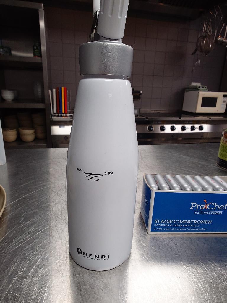 Slagroom spuit Hendi met patronen, Ophalen, Overige typen, Hendi, Zo goed als nieuw