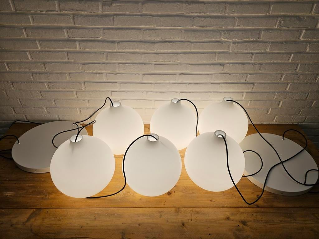 SALE! Louis Poulsen Bollamp 2x 3 Satellite Vilhelm Wohlert, Ophalen of Verzenden, Zo goed als nieuw, Glas, X