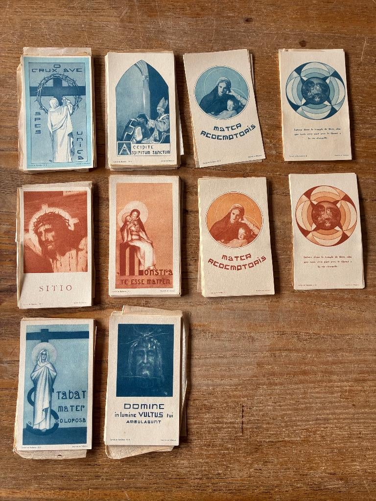 Vintage devotieprentjes santjes, Ophalen of Verzenden, Zo goed als nieuw, Kaart of Prent, Christendom | Katholiek