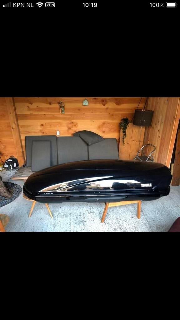 Skibox te huur - Thule XL (beide zijden te openen), Auto diversen, Dakkoffers, Ophalen