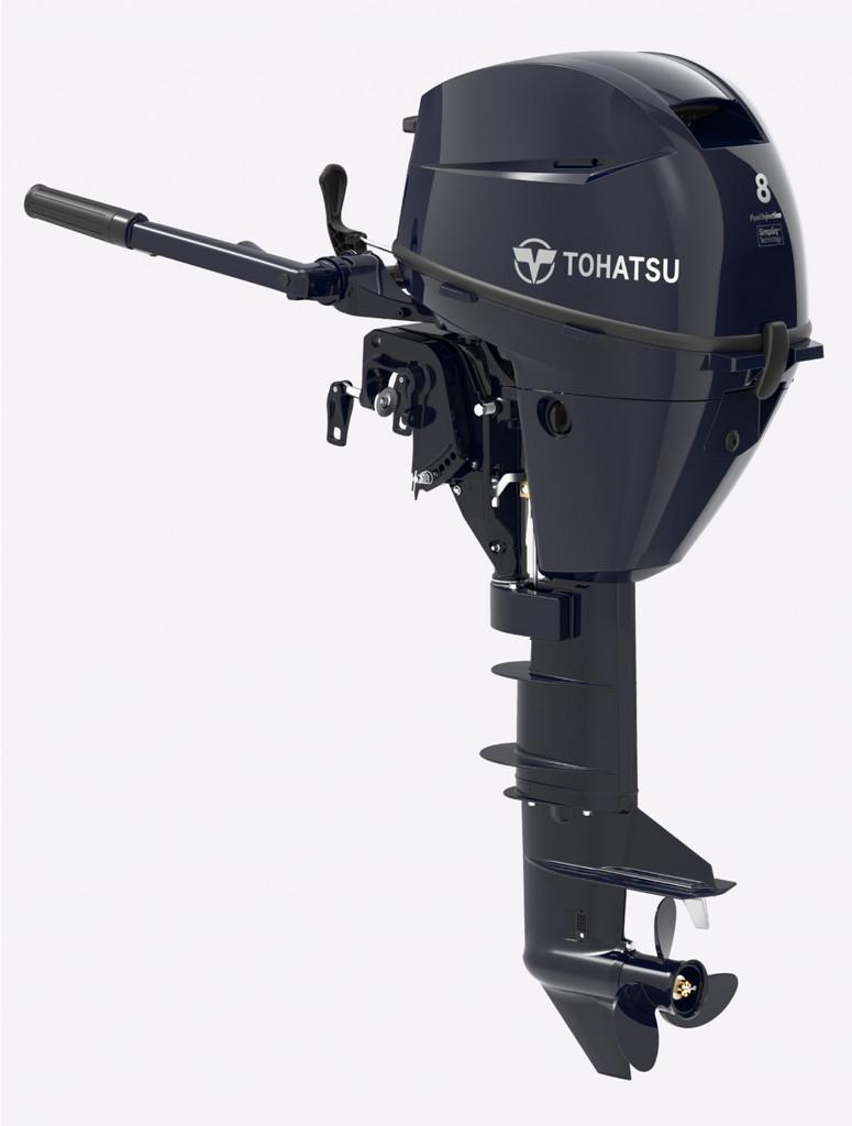 Tohatsu 8 pk kortstaart met INJECTIE, Nieuw, Overige brandstoffen