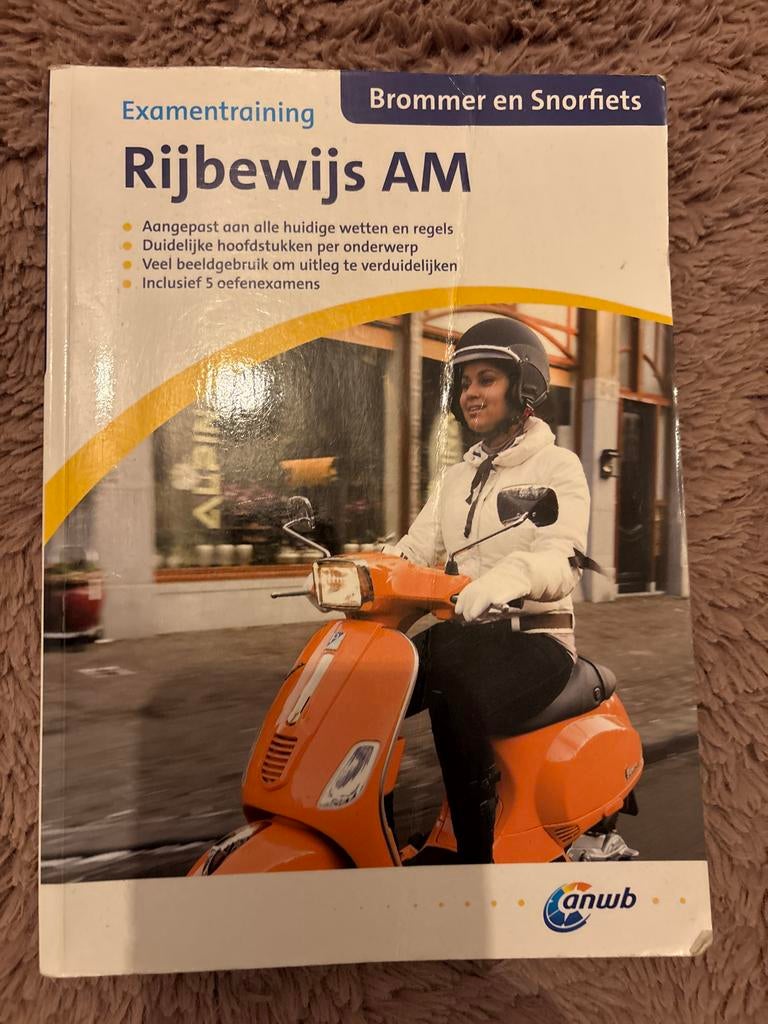 Examentraining Rijbewijs AM Brommer en Snorfiets ANWB, Ophalen of Verzenden, Zo goed als nieuw, Overige typen