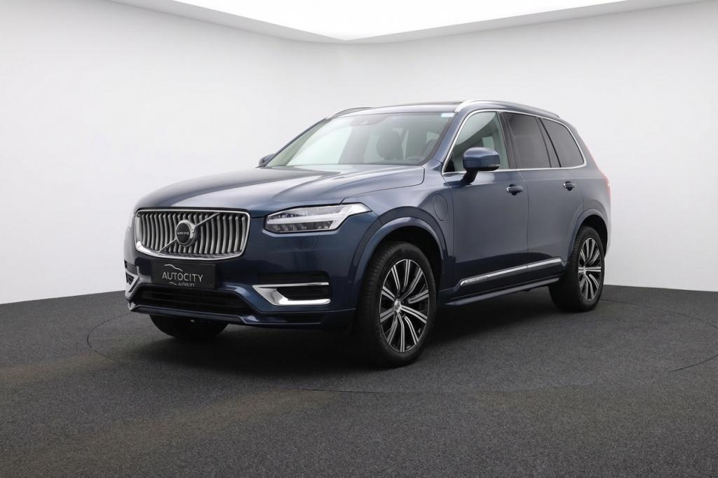 Volvo XC90 T8 Inscription PHEV | Pano | Nappa Leder | Harman, Gebruikt, Euro 6, Blauw, 7 stoelen