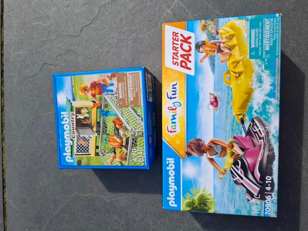 2 nieuwe sets Playmobil 6140 en 70906, Ophalen of Verzenden, Nieuw