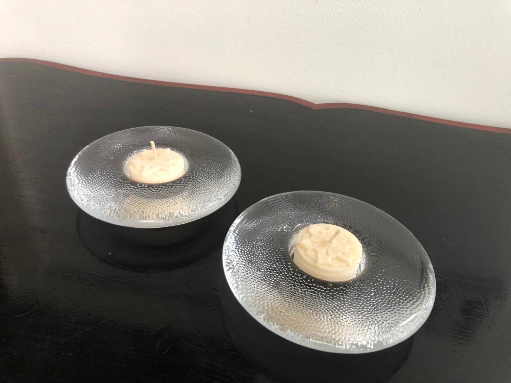 Iittala Finland waxinelichthouders ‘Nappi’ van Markku Salo, Overige materialen, Ophalen of Verzenden, Zo goed als nieuw, Kandelaar