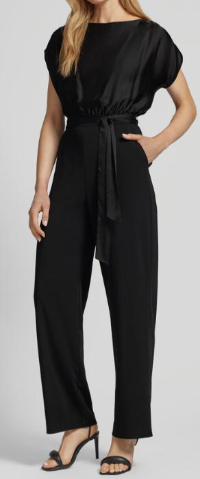 Mooie zwarte Jumpsuit van Swing maat 38, Maat 38/40 (M), Zwart, Ophalen of Verzenden, Zo goed als nieuw
