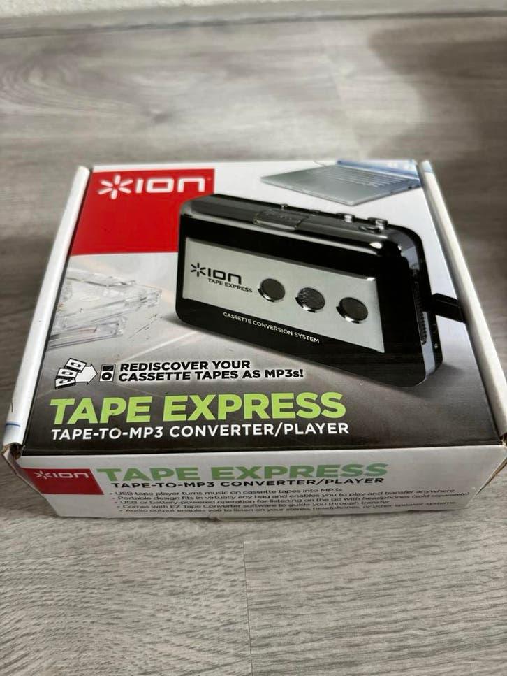 ION Tape Express Cassette naar MP3 Converter, Ophalen, Zo goed als nieuw, Overige merken, Minder dan 2 GB