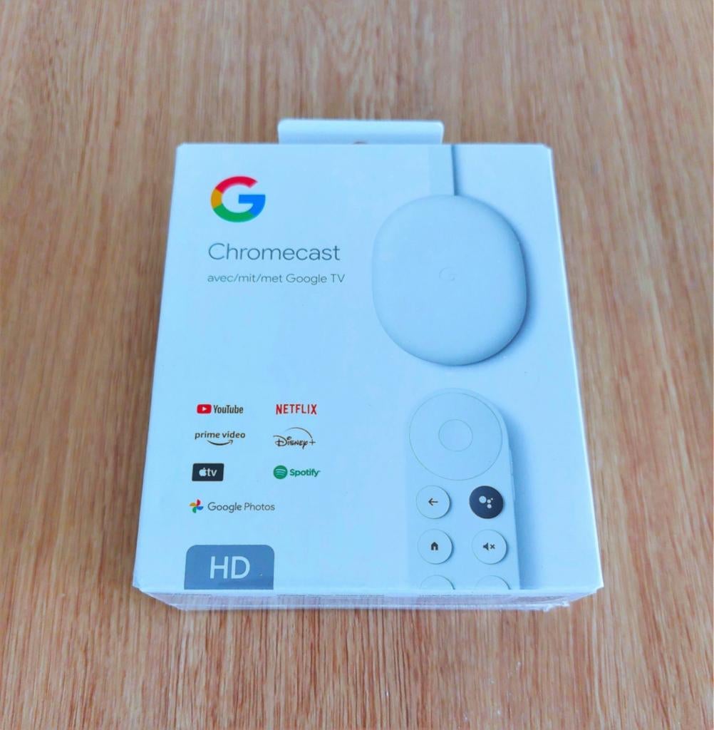google chromecast met google tv HD nieuw in plastic seal, Ophalen of Verzenden, Nieuw, HDMI