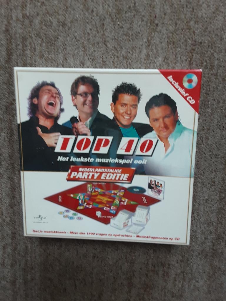 Bordspel TOP 40 nederlandse party editie, Ophalen, Zo goed als nieuw