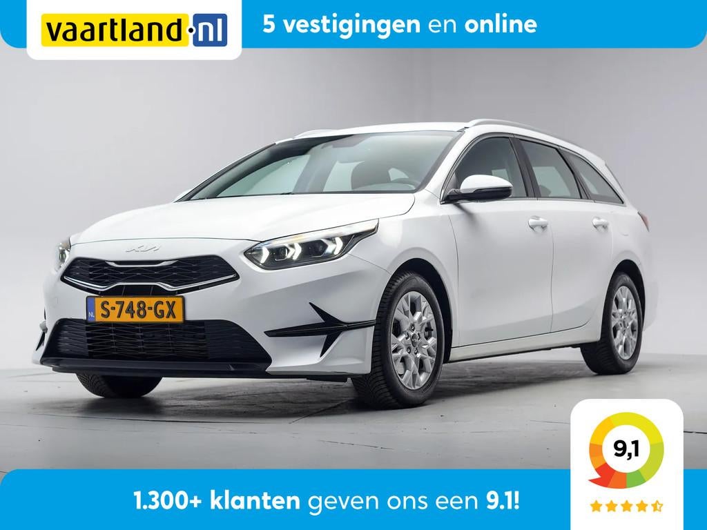 Kia Ceed Sportswagon 1.0 T-GDi MHEV DynamicLine Aut. [ Navi, Automaat, Gebruikt, 1309 kg, Wit