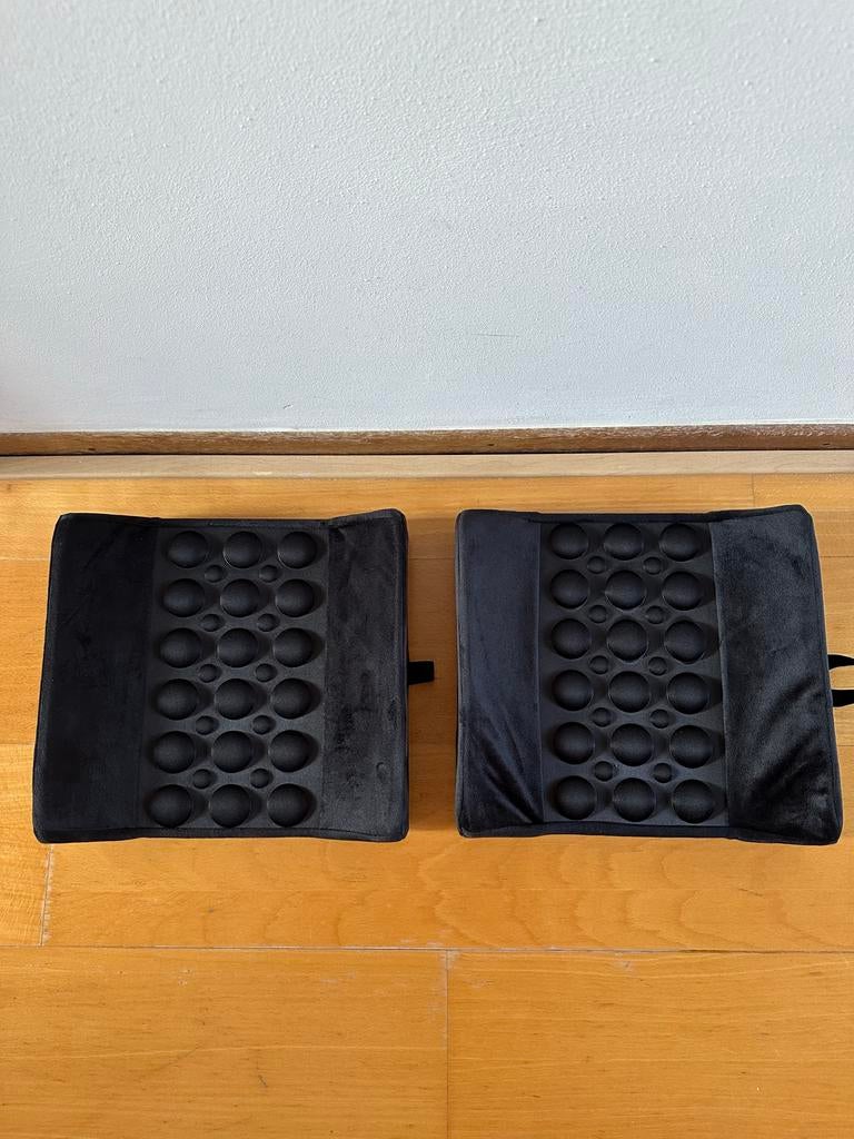 Rugkussen Action zwart - Set van 2, Huis en Inrichting, Woonaccessoires | Kussens, Ophalen of Verzenden, Gebruikt, Zwart