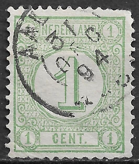 97. nederland nvph 31 KR stempel AALST, Ophalen of Verzenden, T/m 1940, Gestempeld