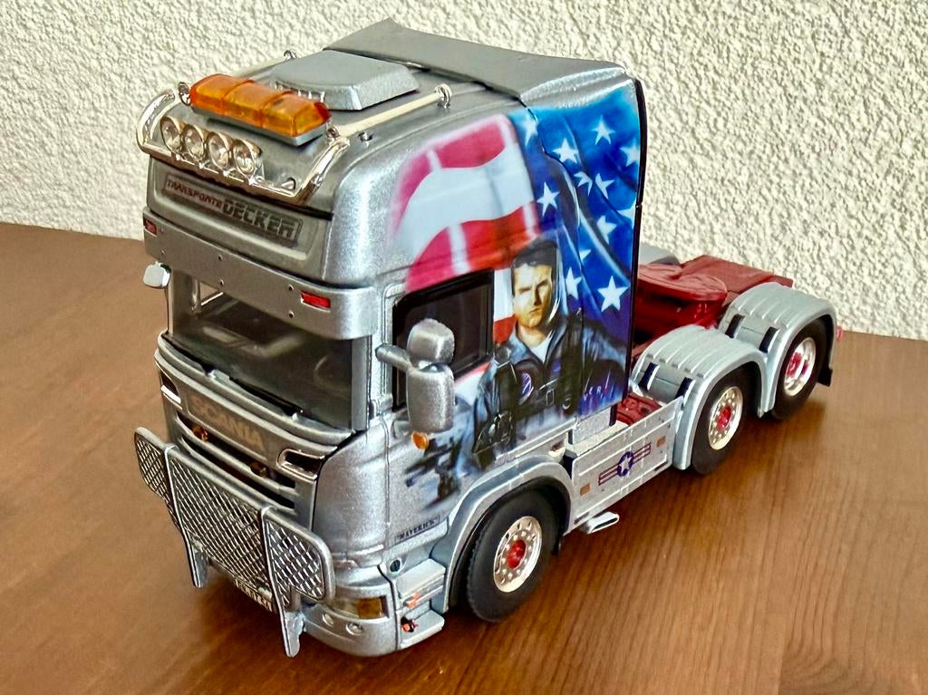 WSI DECKER Transporte TOPGUN, Scania Streamline Topline, Ophalen of Verzenden, Nieuw, Bus of Vrachtwagen, Wsi