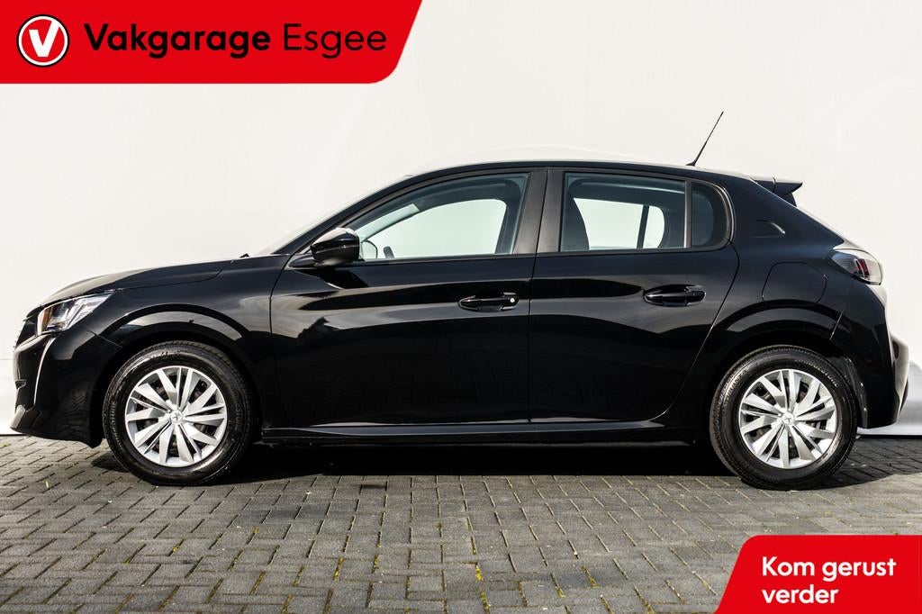 Peugeot 208 1.2 PureTech Active | 1 e eigenaar | Ned Auto |, Stof, 1199 cc, Met garantie (alle), Zwart