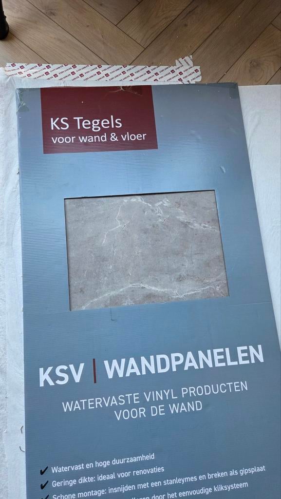 2x nieuwe wandpanelen ksv teab, Ophalen of Verzenden, Nieuw