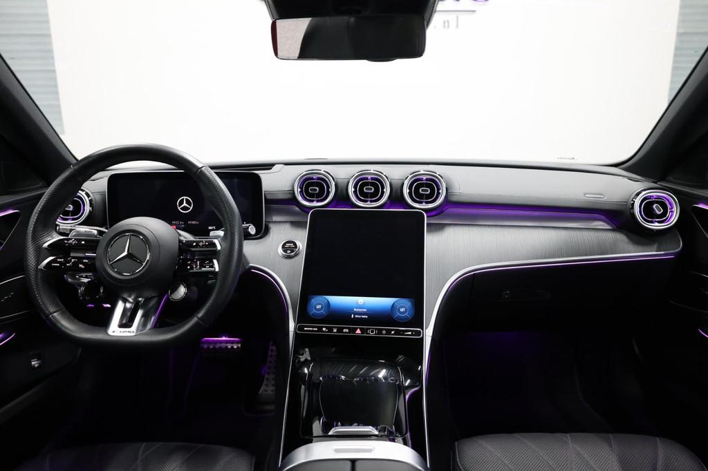 Mercedes-Benz C-klasse AMG 43 4MATIC 408+PK BTW/VIRTUAL/SFEE, Automaat, 4 cilinders, Wit, Bedrijf