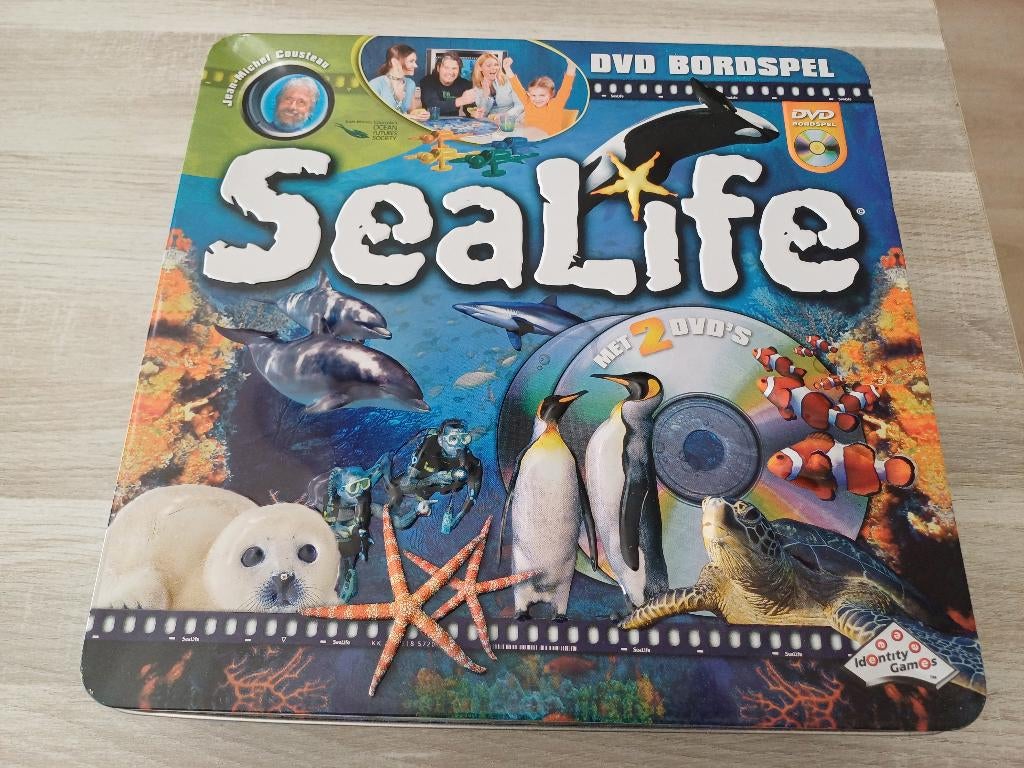 Sealife, leuk bordspel met DVD, Een of twee spelers, Ophalen of Verzenden, Zo goed als nieuw, Identity Games