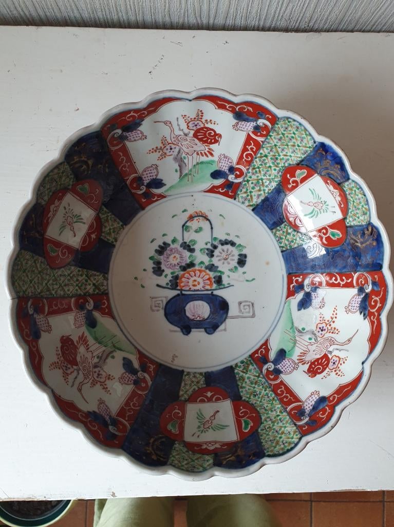 Antieke Imari kom Meiji-periode 1890-1910, Antiek en Kunst, Antiek | Porselein, Ophalen of Verzenden