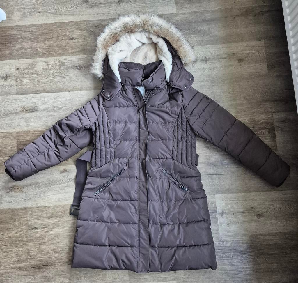 Esprit bruine donsjas maat M, Ophalen of Verzenden, Zo goed als nieuw, Maat 38/40 (M), Bruin