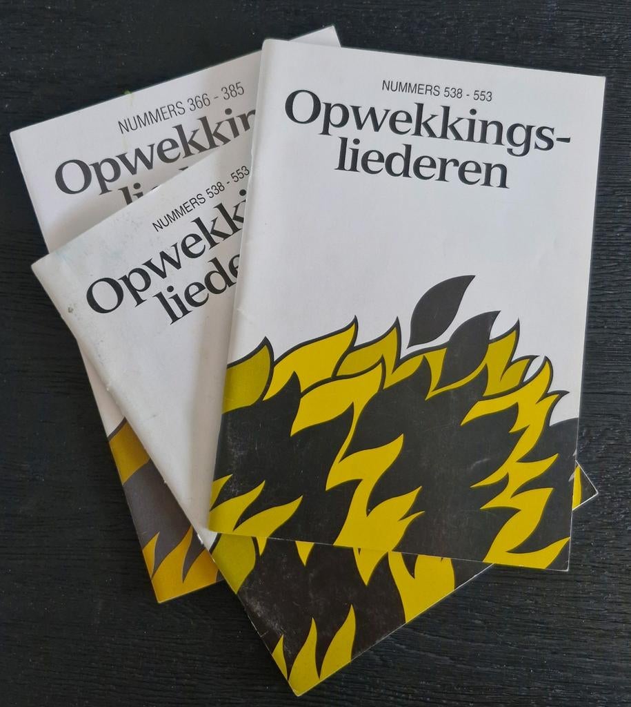Opwekkingsliederen bundels (3 stuks), Muziek en Instrumenten, Ophalen of Verzenden, Artiest of Componist