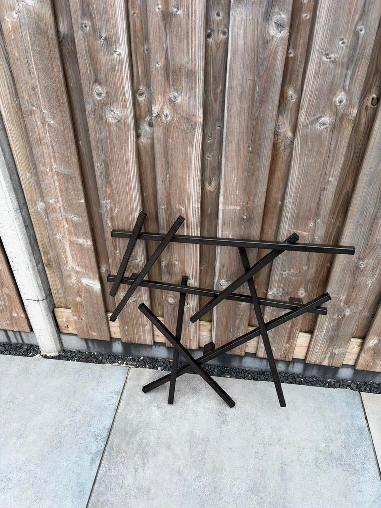 Metalen kapstok zwart/antraciet, Ophalen, Zo goed als nieuw, Metaal, Wandkapstok