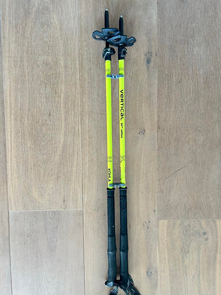 Skistokken telescopisch skitour hike toerski Kohla, Leki etc, Overige merken, Gebruikt, Stokken, 100 tot 140 cm