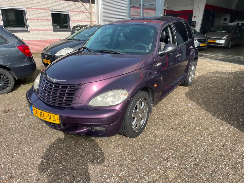 Chrysler PT Cruiser Custom Van 2.0i Classic grijs kenteken a, Auto's, Bestelauto's, Gebruikt, 4 cilinders, Bedrijf, 1996 cc