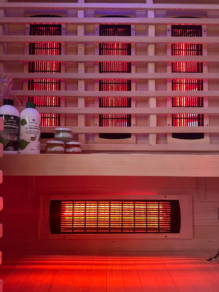 NIEUWE COMBI SAUNA | INFRAROOD + FINSE | DIRECT LEVERBAAR, Info@inner-stillness.nl, Verzenden, Fins of Traditioneel, 7665VB