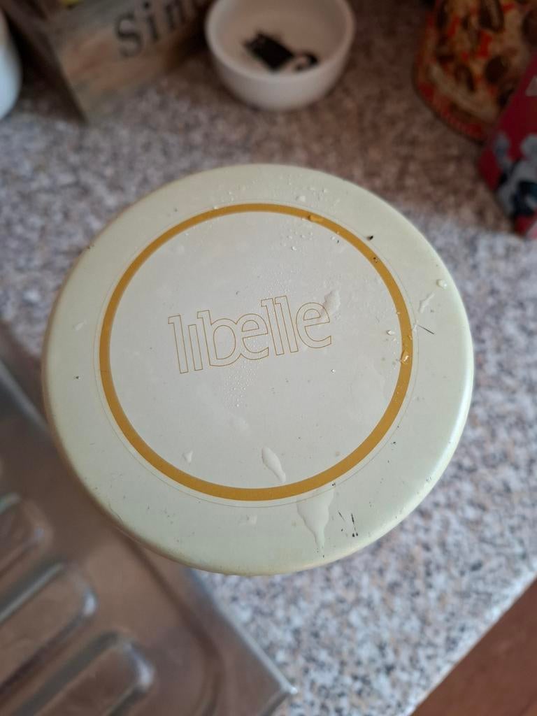 Vintage Verkade Libelle beschuitblik - verzamelobject, Verzamelen, Blikken, Ophalen of Verzenden, Gebruikt, Beschuit, Verkade