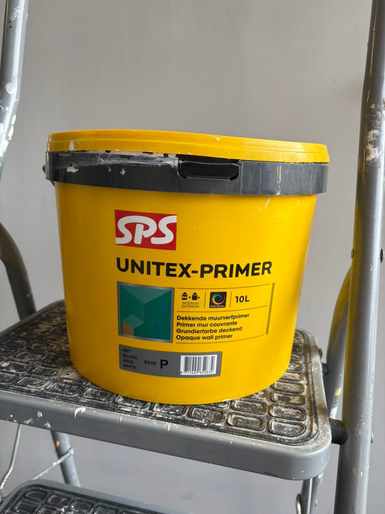SPS UNITEX PRIMER, Doe-het-zelf en Verbouw, Verf, Beits en Lak, Ophalen, Zo goed als nieuw, Wit