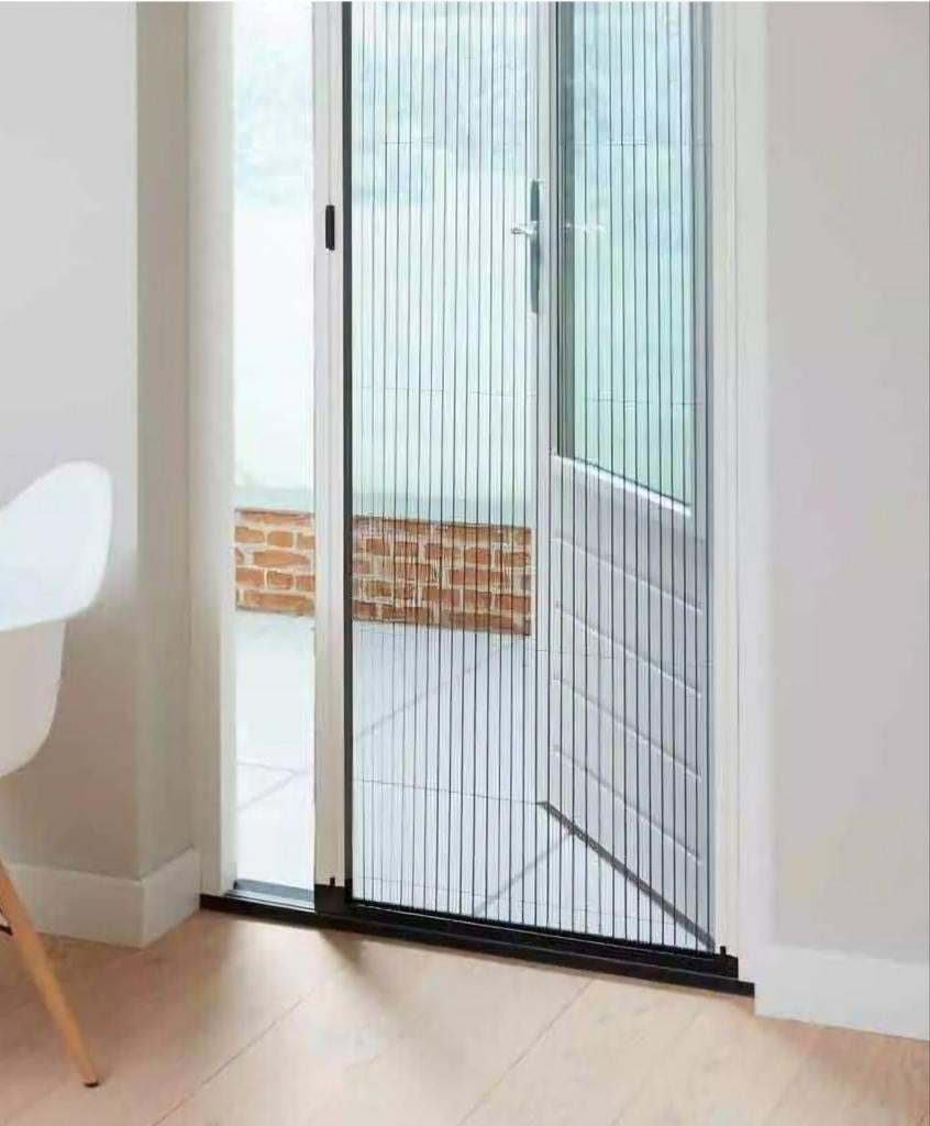 Unilux Plissé Fit luxe Hordeur, Doe-het-zelf en Verbouw, Deuren en Horren, Ophalen, Hordeur, 200 tot 215 cm